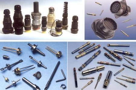 Connectors and contacts according to Mil standard