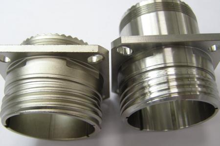 Stainless steel connector housing
